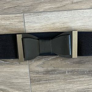 Black Bow Belt